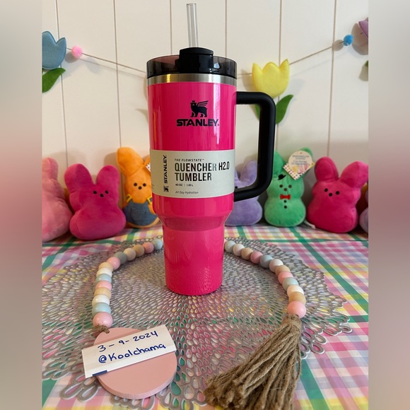 Unreleased 40oz Neon Pink Stanley - Picture 1 of 7